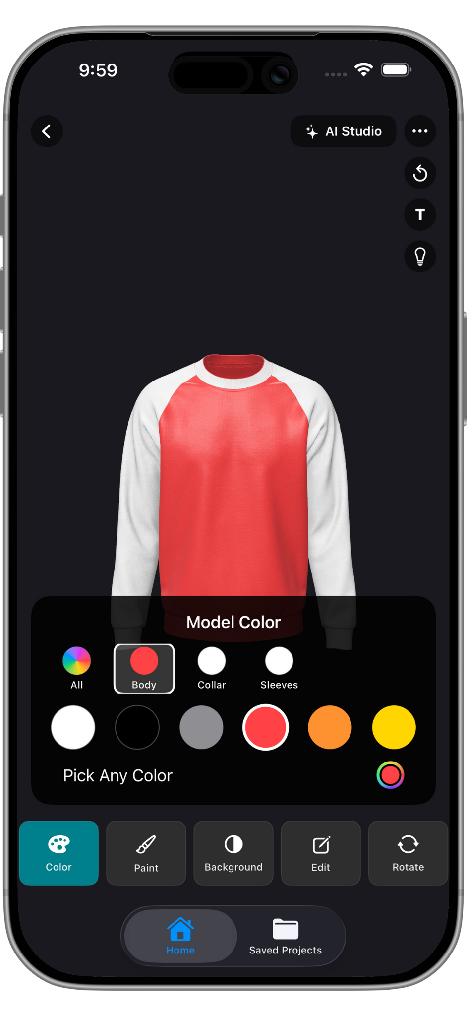 FitMockup 3D hoodie mockup preview with custom design upload feature